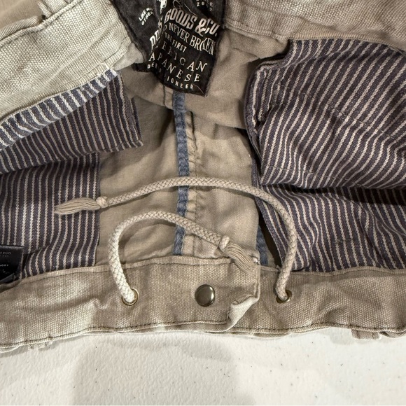 PRPS Slim Fit Cargo Jeans Faded Distressed Tan GorpCore Men’s Size 31W x 33L - Picture 6 of 16